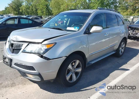 2012 Acura Mdx Technology Package z USA, uszkodzony, nr VIN 2HNYD2H3XCH533386